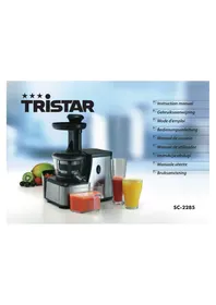 Notice TRISTAR SC2285 Wyciskarka do soków