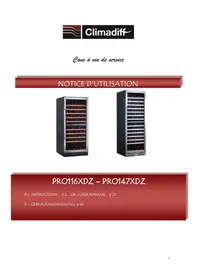 CLIMADIFF PRO147XDZ - Réfrigérateur
