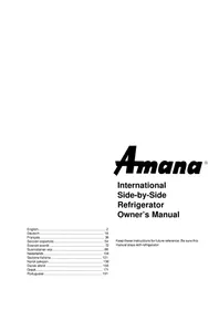 AMANA SXD522VW - Frigorifero
