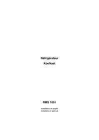 SCHOLTES RMS 160 L - Réfrigérateur