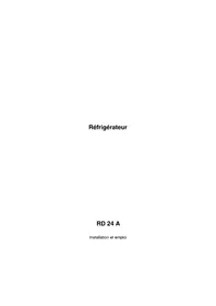 SCHOLTES RD 24 A - Réfrigérateur