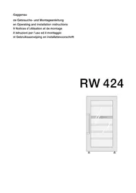 Notice GAGGENAU RW424260 Frigorifero