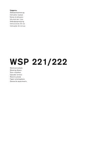 Notice GAGGENAU WSP222 Forno