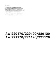 Notice GAGGENAU AW221120 Cappa da cucina