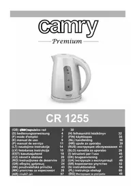 Notice CAMRY CR 1255 Fierbător