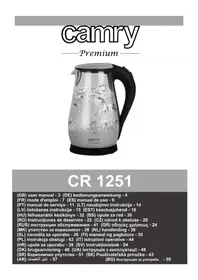 Notice CAMRY CR 1251 Fierbător