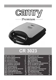 Notice CAMRY CR 3023 Pinza per croque monsieur