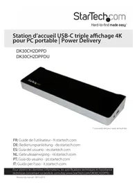 Notice StarTech.com DK30CH2DPPD Autres accessoires informatique