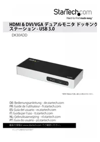 Notice StarTech.com DK30ADD Autres accessoires informatique