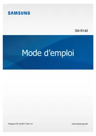Notice SAMSUNG SMR140 Écouteurs sans fil