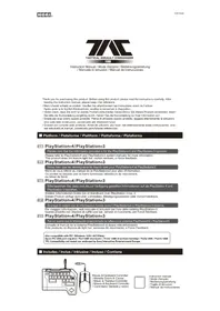 Notice Hori TAC FOUR Clavier