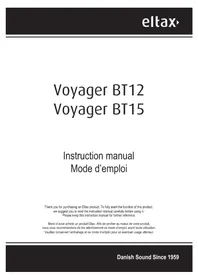 Notice ELTAX VOYAGER BT 15 Station d'acceuil