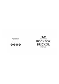 Notice FRESH N REBEL ROCKBOX BRICK XL FABRIQ EDITION Dockstation