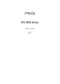 Notice PLANTRONICS RIG 800HS Ecouteur