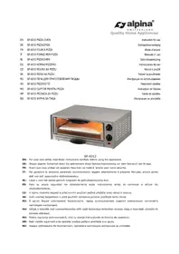 Notice ALPINA SF6012 Fornuis