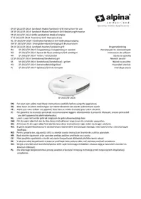 Notice ALPINA SF2614 Appareil à fondue, raclette et wok