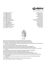 Notice ALPINA SF3008 Extracteur de jus