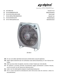 Notice ALPINA SF5014 Ventilateur