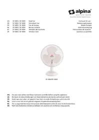 Notice ALPINA SF5004 Ventilateur
