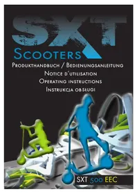 Notice SXT 500 EEC Skuter