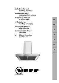 NEFF IBF 7257 N I72F57N0 - κουκούλα κουζίνας