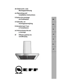 NEFF IBF 7145 N I71F45N0 - κουκούλα κουζίνας