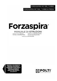 Notice POLTI FORZASPIRA MC350 TURBO FRESH Aspirateur