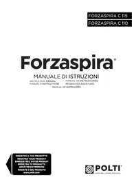 Notice POLTI FORZASPIRA C 115 Aspirateur