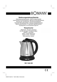 BOMANN WK 1342 CB - Chaleira
