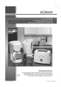 Notice BOMANN TA 1503 CB Tostapane