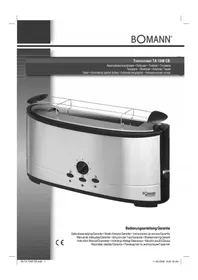 Notice BOMANN TA 1348 CB Toster