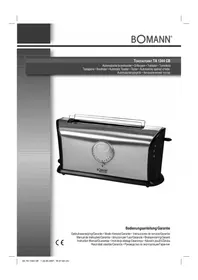 Notice BOMANN TA 1344 CB Tostapane