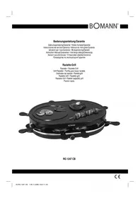 BOMANN RG 1247 - Appareil à fondue, raclette et wok