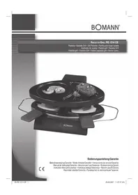 BOMANN RG 1214 CB - Urządzenie do fondue, raclette i woka