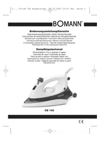 BOMANN CB 740 - Ferro de passar