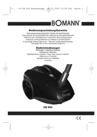 Notice BOMANN CB 993 Aspirator
