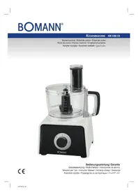 BOMANN KM 1390 CB - Procesador de alimentos