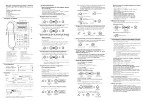 PHILIPS TD9471 - Téléphone fixe