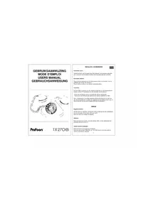 Notice PROFOON TX270 Bureautelefoon
