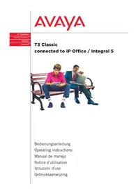 Notice AVAYA T3 CLASSIC Bureautelefoon