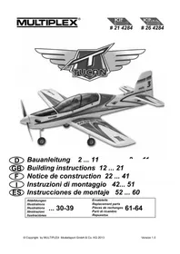 Notice MULTIPLEX KIT+ TUCAN Juguete radiocontrolado