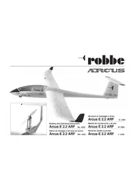 Notice ROBBE ARCUS E 2.2 Jouet radiocommandé