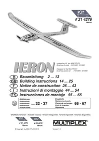 Notice MULTIPLEX HERON Juguete radiocontrolado