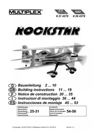 Notice MULTIPLEX RR ROCKSTAR Juguete radiocontrolado