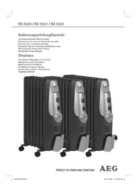 Notice AEG RA 5522 Calefacción
