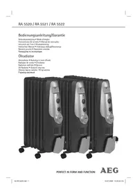 Notice AEG RA 5520 Calefacción