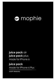 Notice Mophie JUICE PACK AIR Bateria portátil