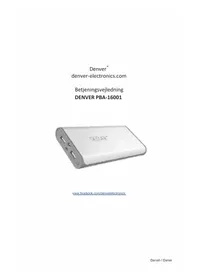 Notice DENVER PBA16001 Power bank
