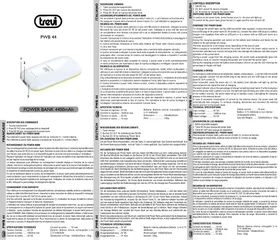 Notice Trevi PWB 44 Batterie portable