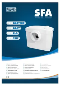Notice Sanibroyeur SANIFLOW Sanitaire